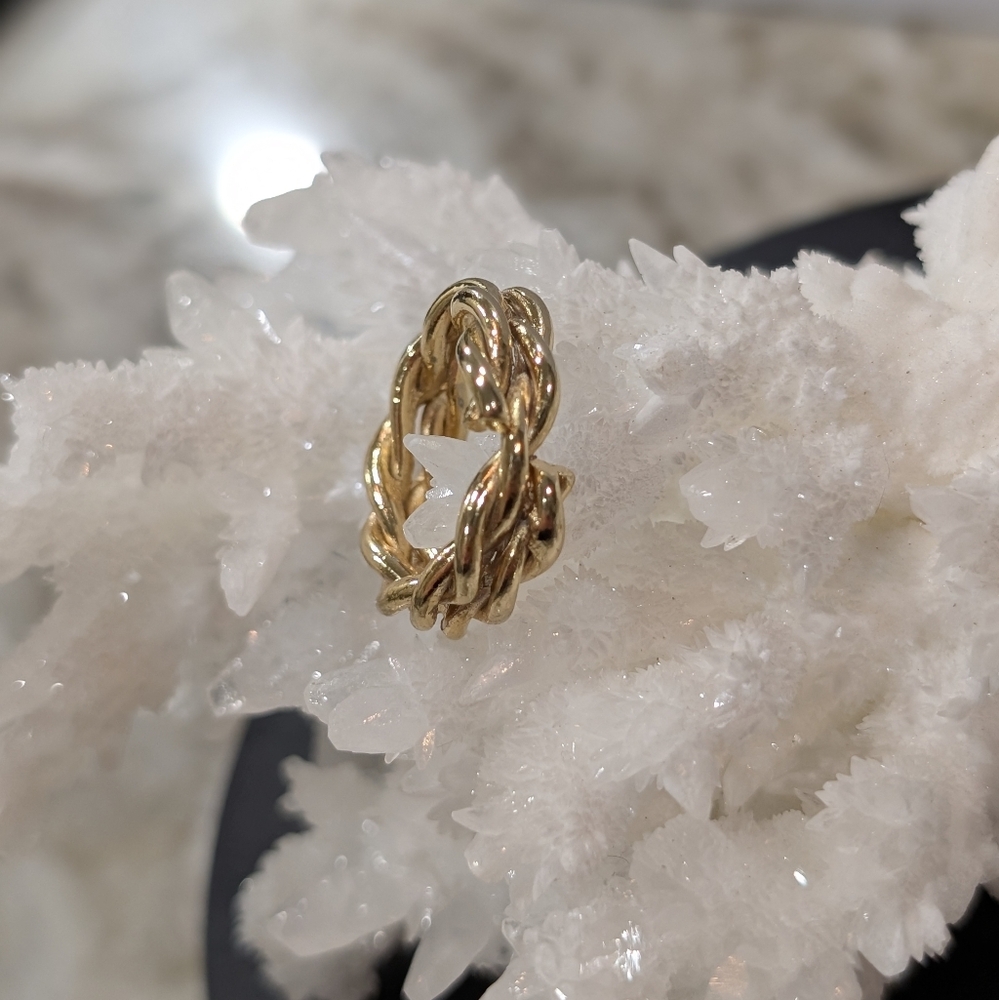 Gold Braided Ring - Picture 4 of 7